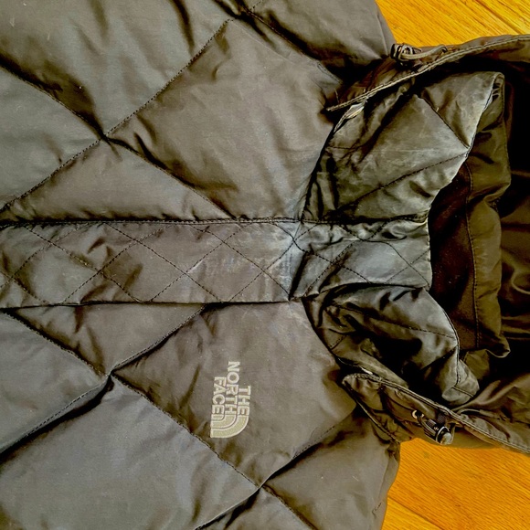 North Face Down Puffer Parka- Used- Good- Size L - Picture 3 of 4